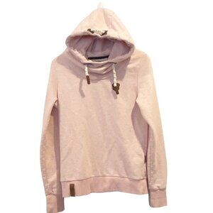 Naketano Pink Hoodie Sweatshirt Size Medium